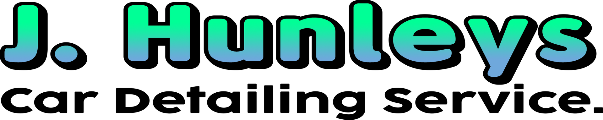 J. Hunleys Car Detailing Service. logo